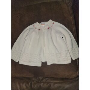 Gymboree outlet winter floral sweater cardigan size 6 12 months
